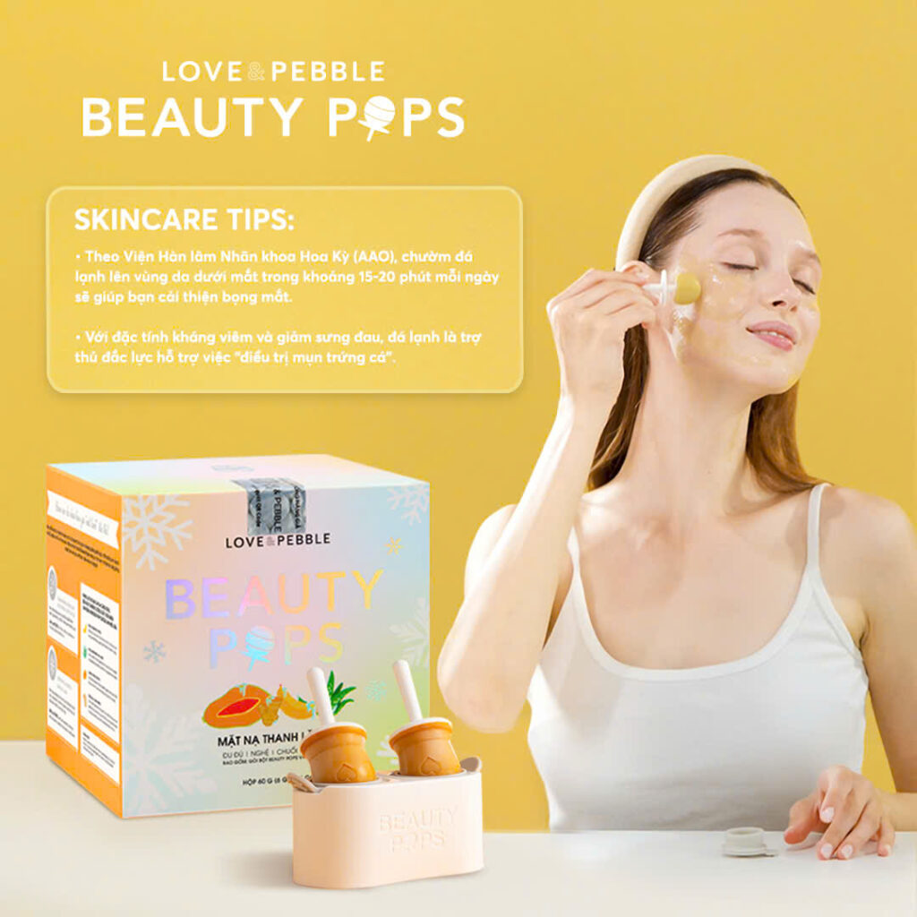 Mặt nạ thanh lăn Beauty Pops - Skincare tips